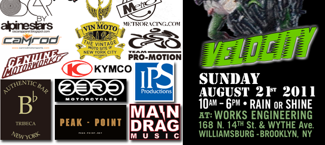 - 2011 VELOCITY - New York Vintage Motorcycle Show